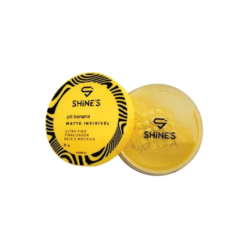 Pó Facial Matte Invisível Ultra Fino Banana - Shines